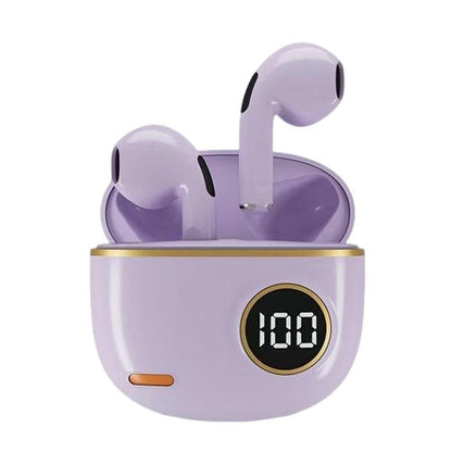 Wireless Bluetooth In-Ear Earbuds with Charging Case for Daily Use Pink V1263-JX-7031-1