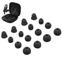 16Pcs Silicone Earbud Tips Compatible with Beats Powerbeats Pro Beats Flex and Beats X Black V1263-JX-7036