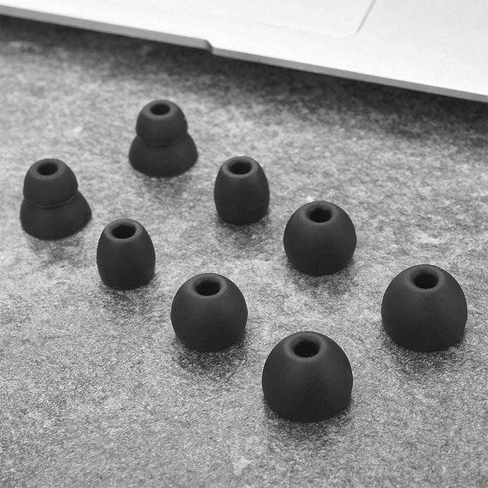 16Pcs Silicone Earbud Tips Compatible with Beats Powerbeats Pro Beats Flex and Beats X Black V1263-JX-7036