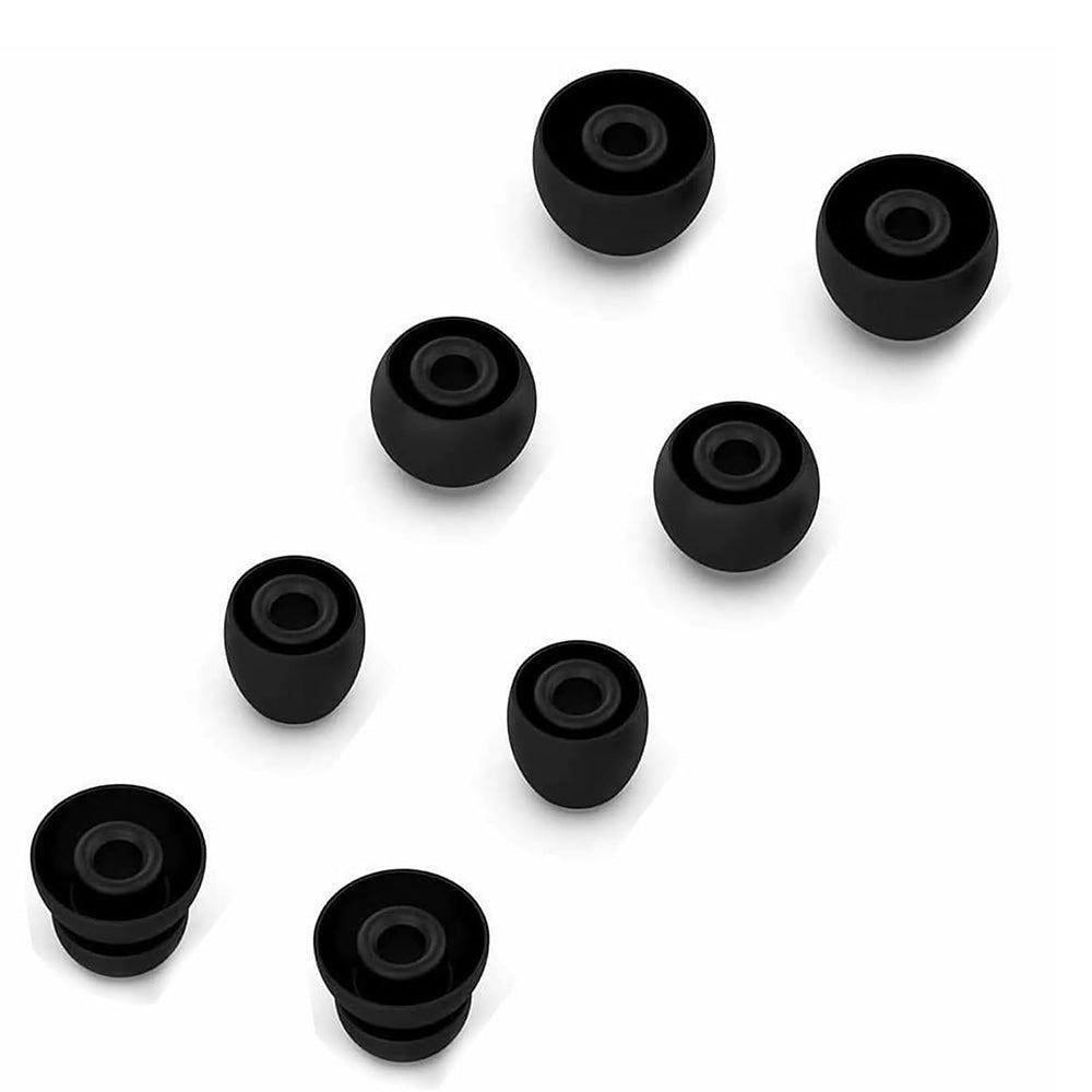 16Pcs Silicone Earbud Tips Compatible with Beats Powerbeats Pro Beats Flex and Beats X Black V1263-JX-7036