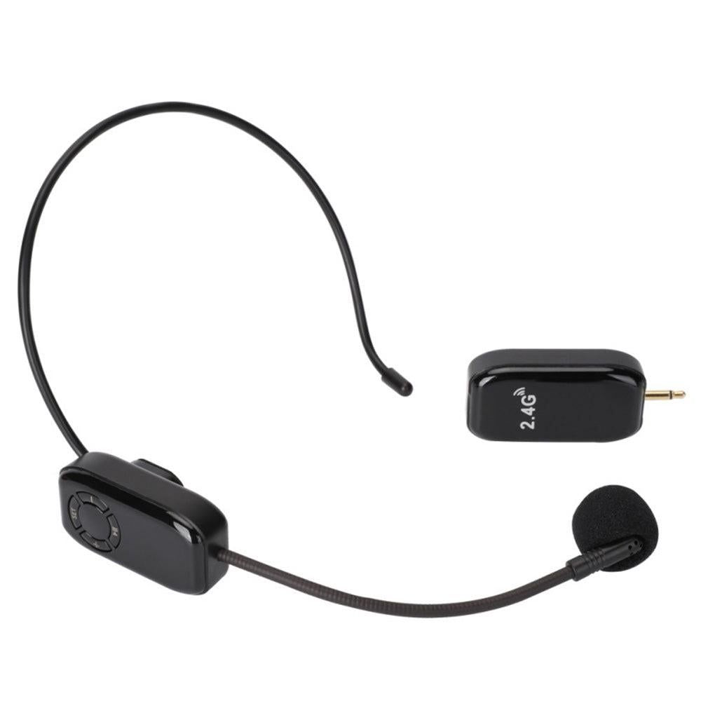 6.5mm Jack Wireless Microphone 2 In 1 Voice Amplifier Speaker Headset V1263-JX-7037