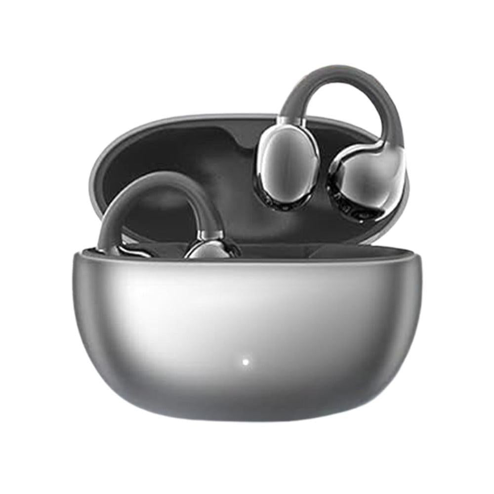 Bluetooth Clip-on Earbuds Wireless Open Ear Earbuds for Sports Workout Black V1263-JX-7038-1
