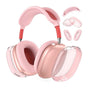 For Apple AirPods Max Headphones Case Silicone Protective Sleeves Full Set Cover Pink V1263-JX-7045-1
