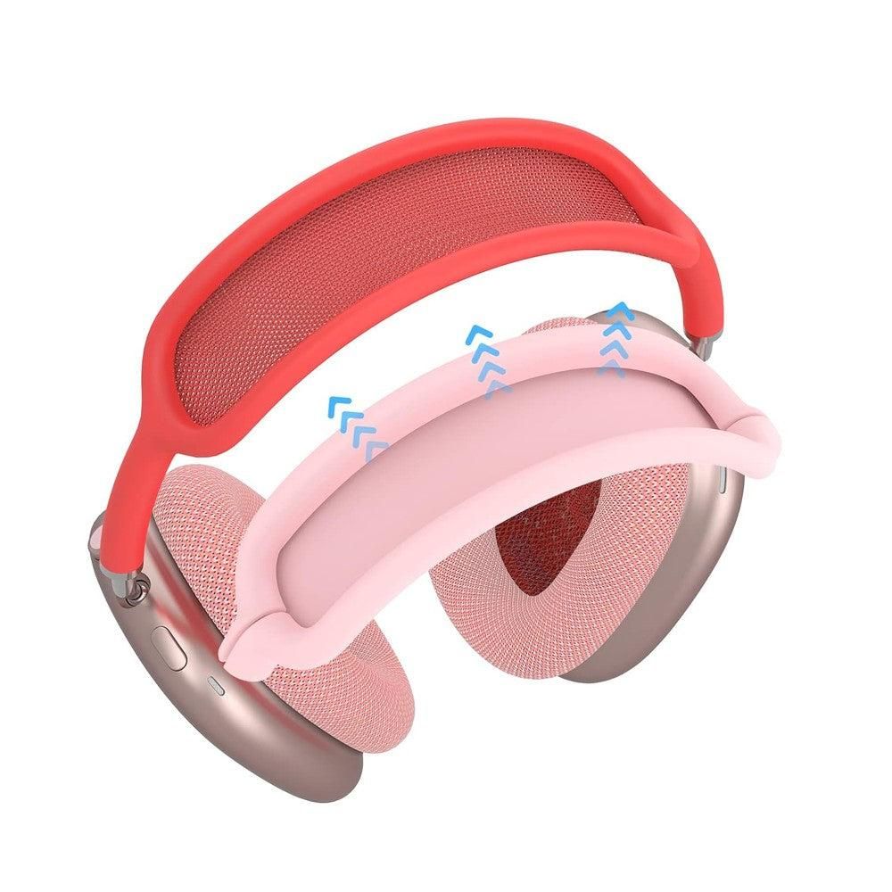 For Apple AirPods Max Headphones Case Silicone Protective Sleeves Full Set Cover Pink V1263-JX-7045-1
