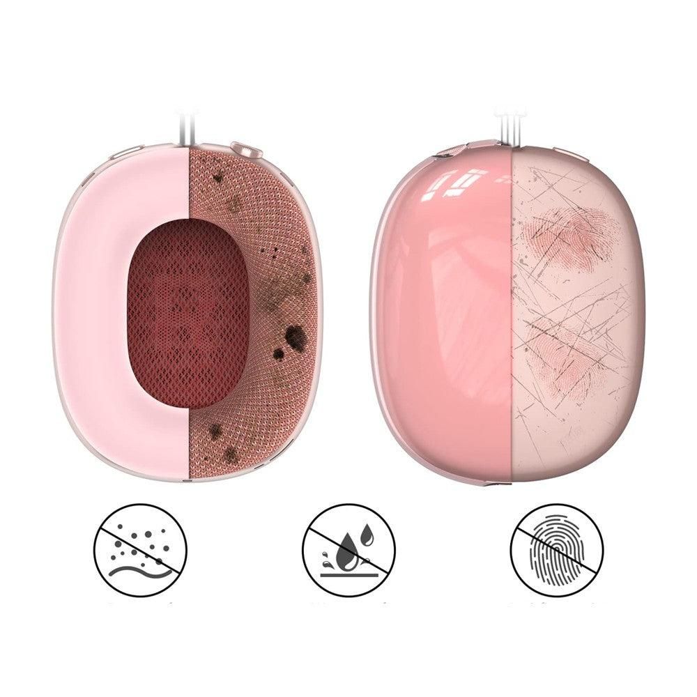 For Apple AirPods Max Headphones Case Silicone Protective Sleeves Full Set Cover Pink V1263-JX-7045-1
