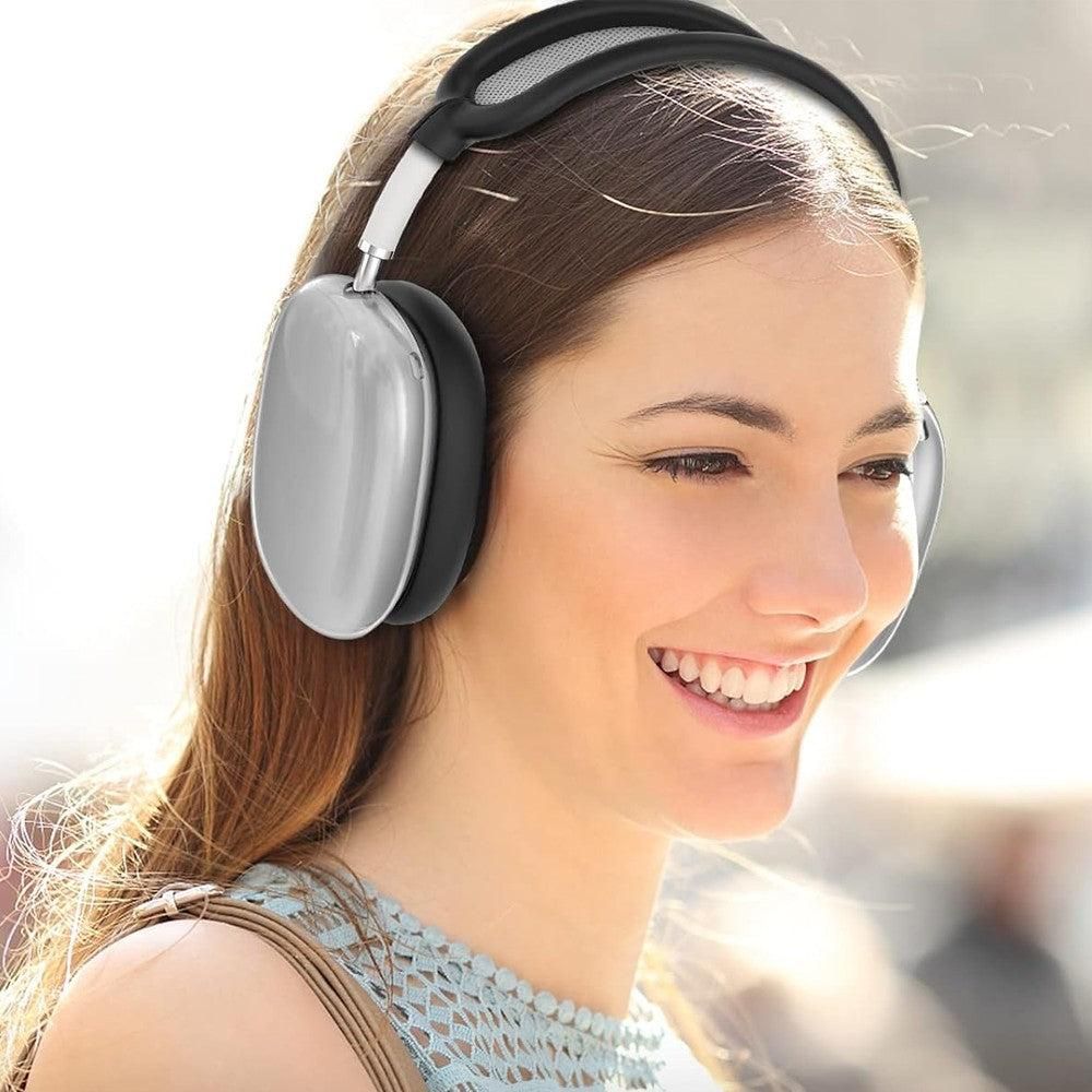 For Apple AirPods Max Headphones Case Silicone Protective Sleeves Full Set Cover Black V1263-JX-7045-2