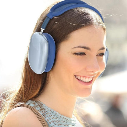For Apple AirPods Max Headphones Case Silicone Protective Sleeves Full Set Cover Blue V1263-JX-7045-3