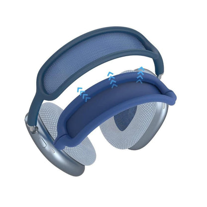 For Apple AirPods Max Headphones Case Silicone Protective Sleeves Full Set Cover Blue V1263-JX-7045-3