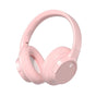 Over Ear Bluetooth Headphone Wireless Foldable Headset Pink V1263-JX-7046-1