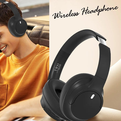 Over Ear Bluetooth Headphone Wireless Foldable Headset Black V1263-JX-7046-2