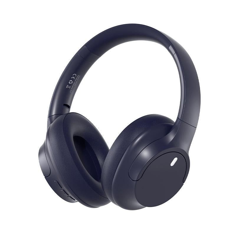 Over Ear Bluetooth Headphone Wireless Foldable Headset Blue V1263-JX-7046-3