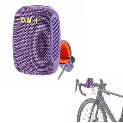 2-in-1 Bluetooth Speaker with Bracket Travel, Stereo Speaker for Bicycle Motorcycle Black V1263-JX-7048