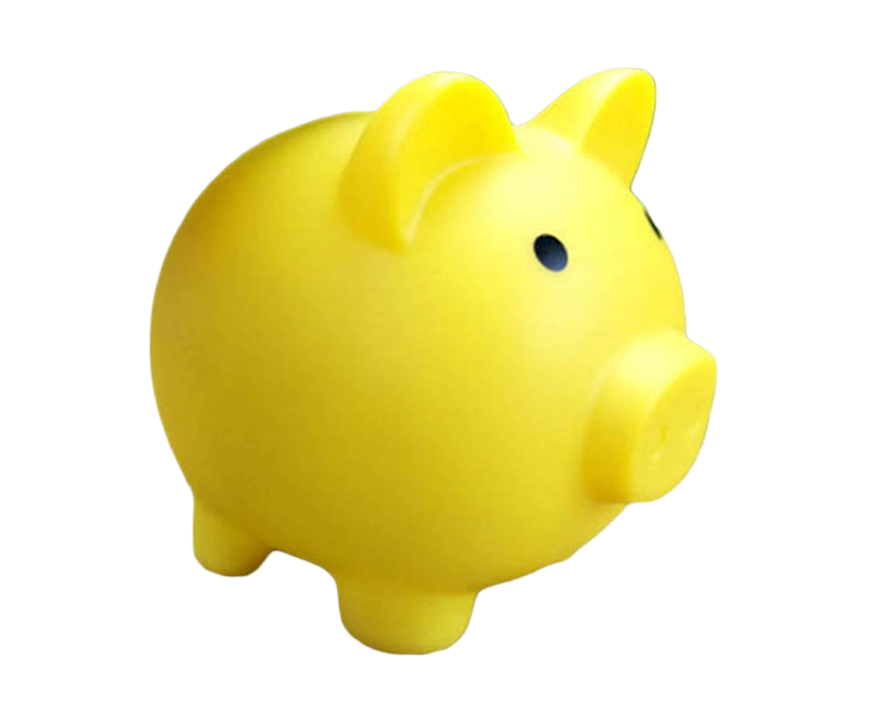Christmas Cartoon Pig Shaped Money Saving Box Bank Coins Storage Case Home Decor-Yellow L V1263-JX-705