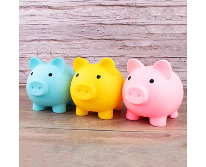 Christmas Cartoon Pig Shaped Money Saving Box Bank Coins Storage Case Home Decor-Yellow L V1263-JX-705