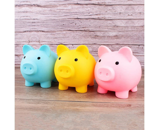 Christmas Cartoon Pig Shaped Money Saving Box Bank Coins Storage Case Home Decor-Yellow L V1263-JX-705