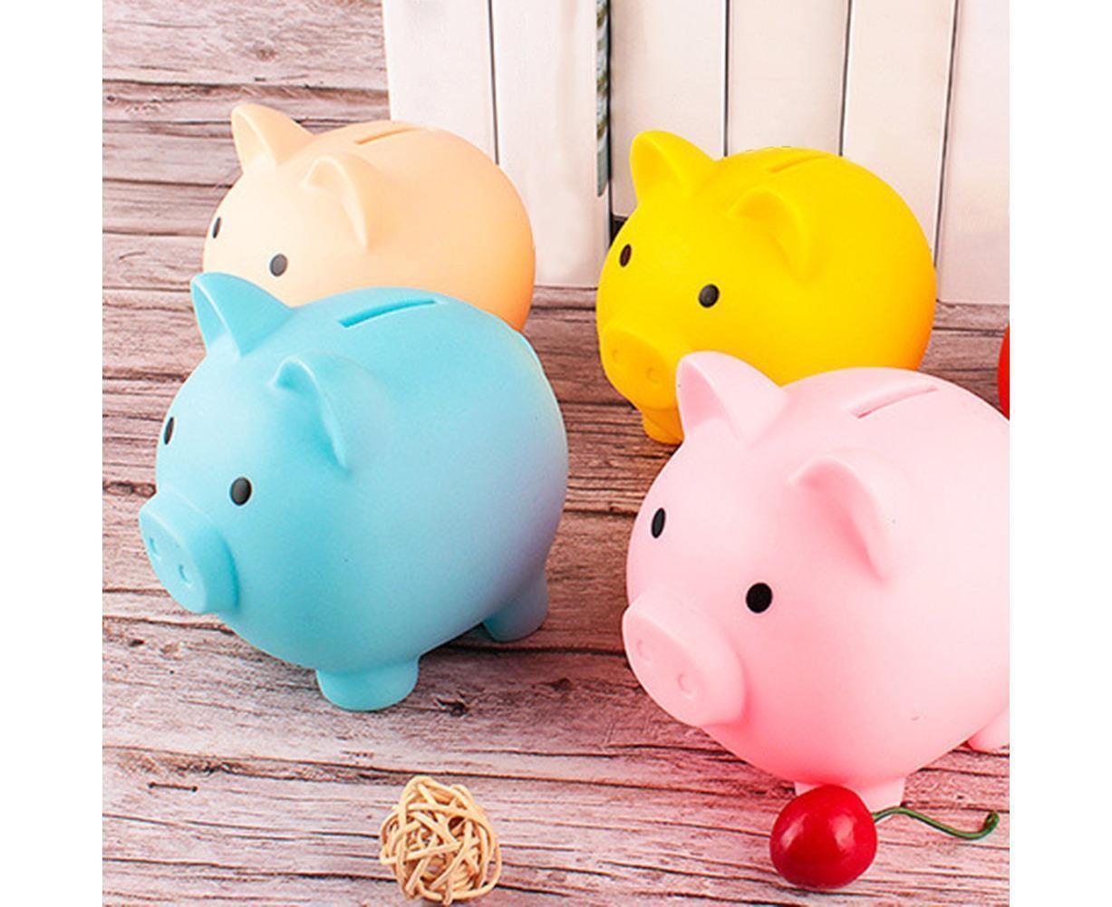 Christmas Cartoon Pig Shaped Money Saving Box Bank Coins Storage Case Home Decor-Yellow L V1263-JX-705