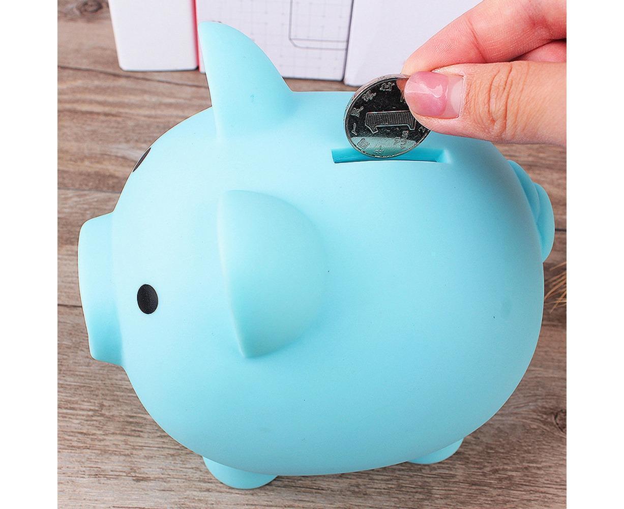 Christmas Cartoon Pig Shaped Money Saving Box Bank Coins Storage Case Home Decor-Yellow L V1263-JX-705