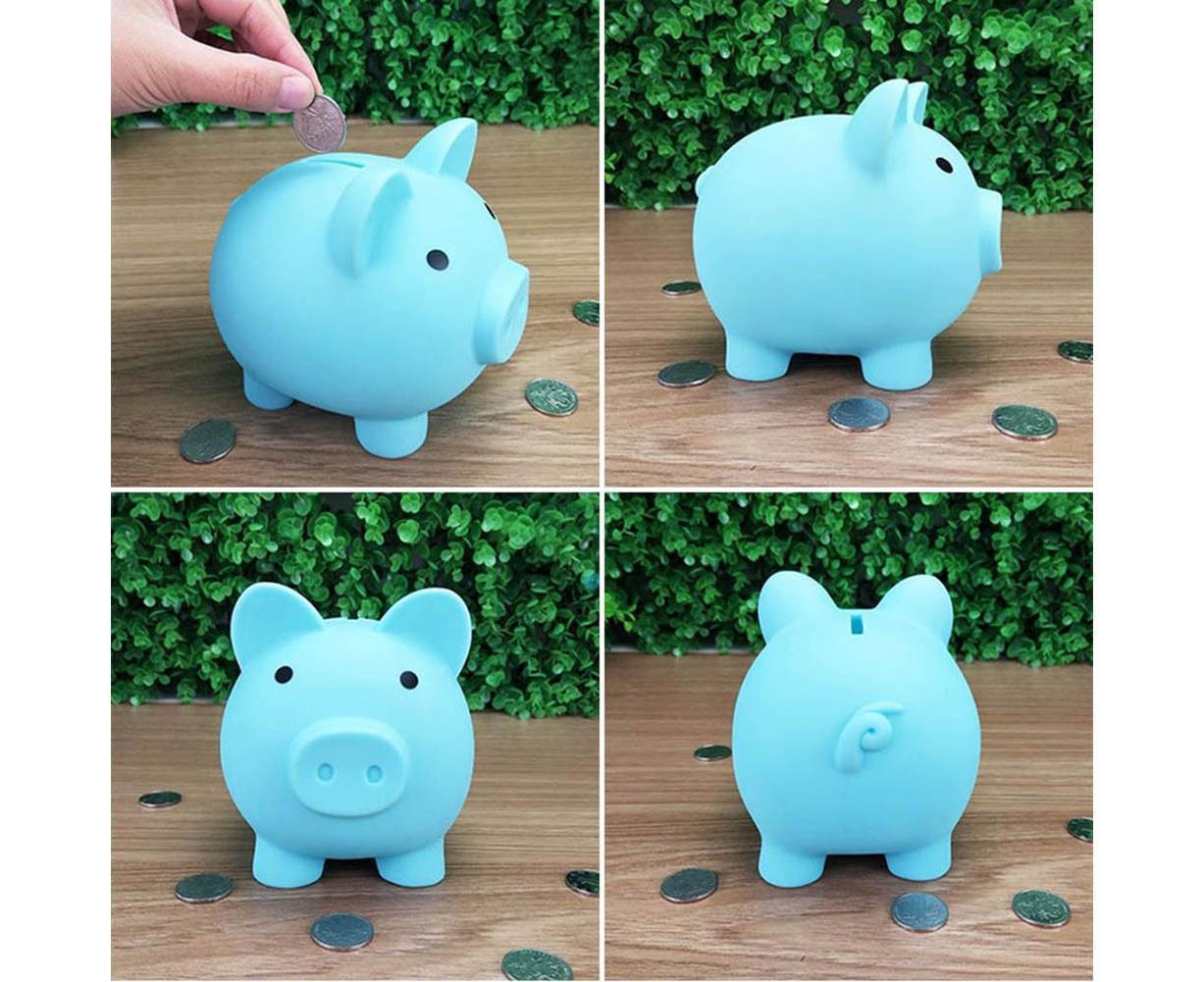 Christmas Cartoon Pig Shaped Money Saving Box Bank Coins Storage Case Home Decor-Yellow L V1263-JX-705