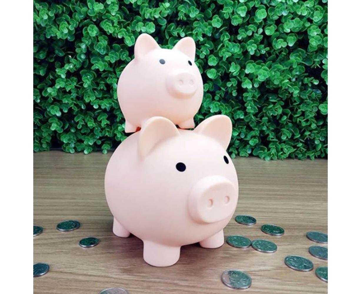 Christmas Cartoon Pig Shaped Money Saving Box Bank Coins Storage Case Home Decor-Yellow L V1263-JX-705
