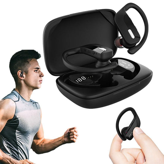 Wireless Bluetooth Earphones Headphones Sport Gym Earbuds V1263-JX-7051