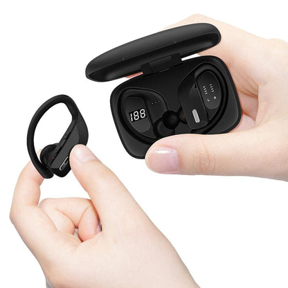 Wireless Bluetooth Earphones Headphones Sport Gym Earbuds V1263-JX-7051