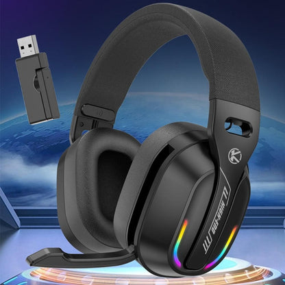 2.4GHz Wireless Gaming Headphone Bluetooth RGB Game Headset for PC Smartphone PS4/PS5 Switch V1263-JX-7055