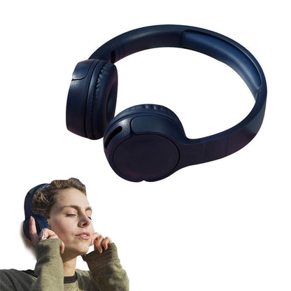 Rechargeable Bluetooth Wireless Headphones On-Ear Stereo Headset White V1263-JX-7056-3