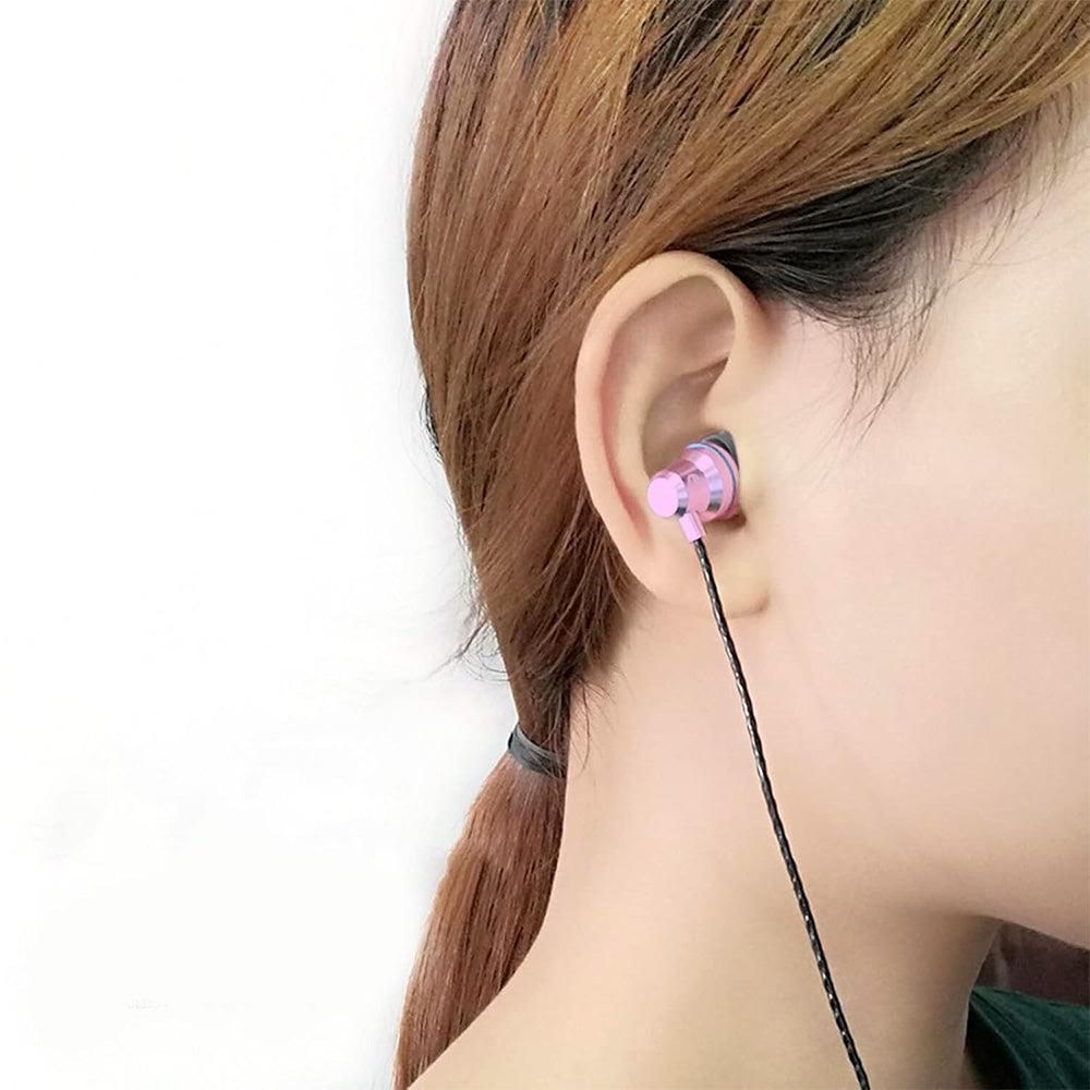 USB-C Over-Ear Hook Headphones for iPhone 16/15 Pro Max & Galaxy S25 Rose Gold V1263-JX-7060