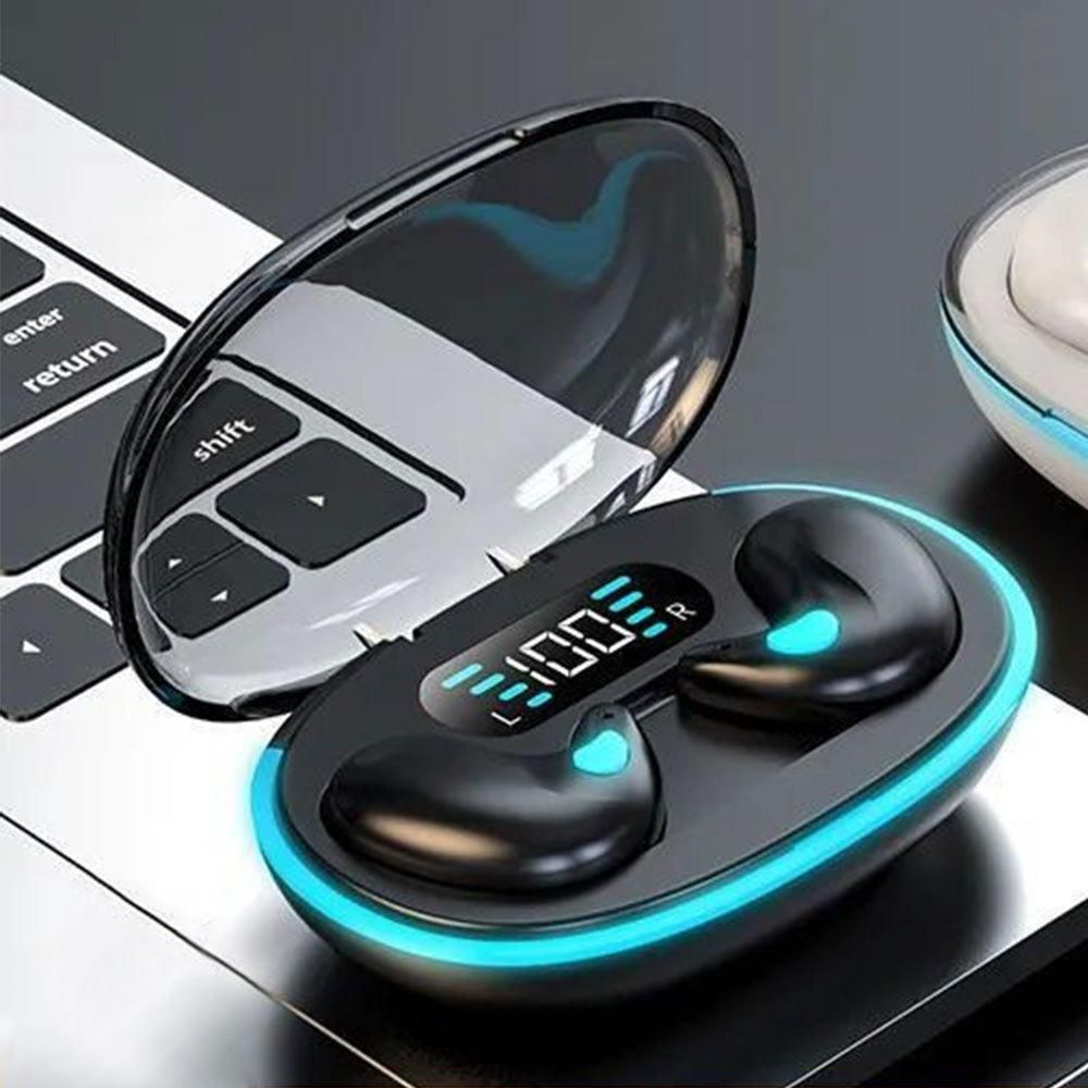 Wireless Bluetooth Sleep Earbuds Invisible Earplugs with Charging Case Black V1263-JX-7061