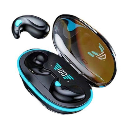 Wireless Bluetooth Sleep Earbuds Invisible Earplugs with Charging Case Black V1263-JX-7061