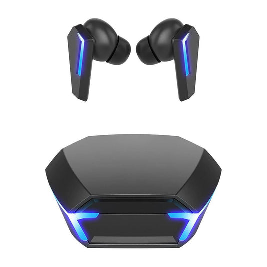 Wireless Bluetooth Gaming Earphones In-Ear Headsets with Breathing Light Black V1263-JX-7067