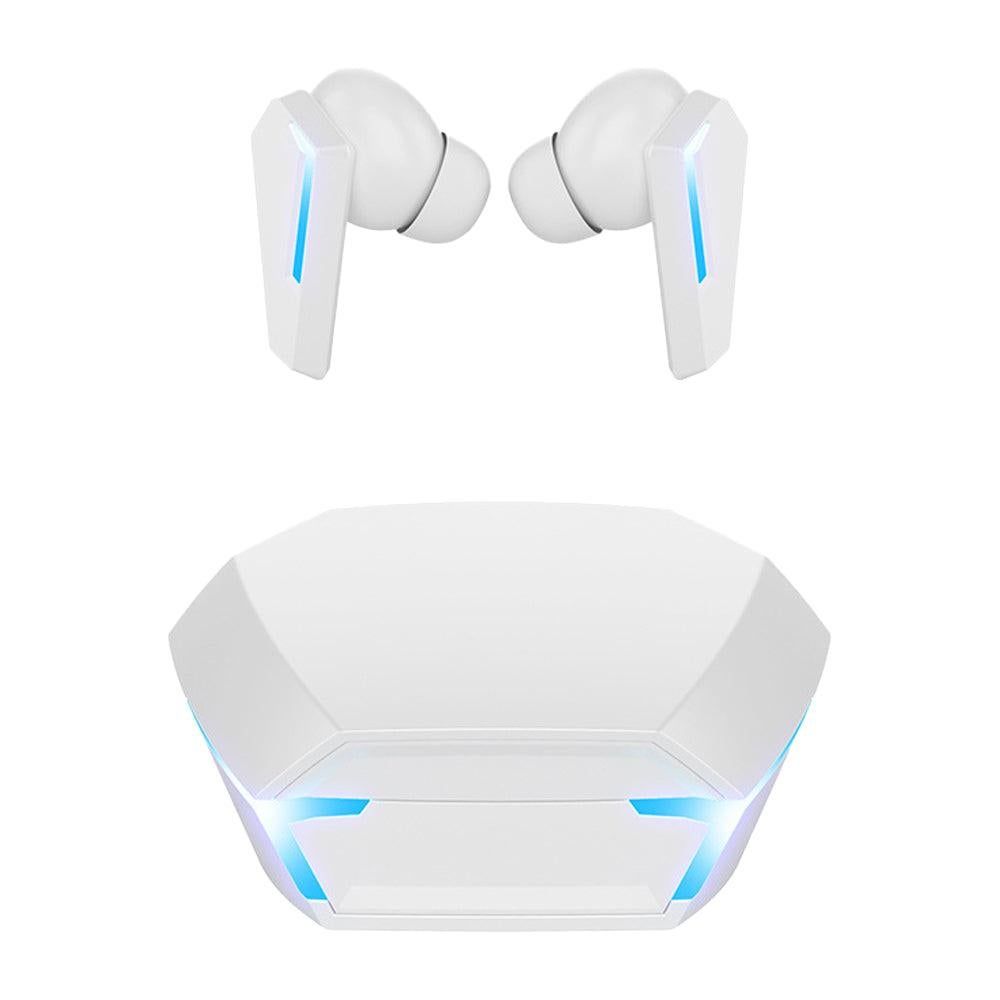 Wireless Bluetooth Gaming Earphones In-Ear Headsets with Breathing Light Black V1263-JX-7067