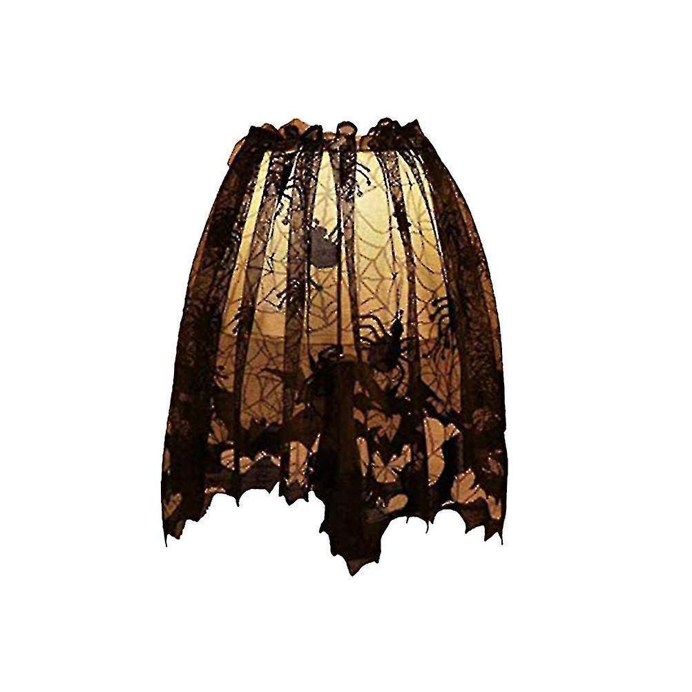 2pcs Halloween Decoration Spider Web Table Lampshade Door Curtain For Party Decor V1263-JX-707