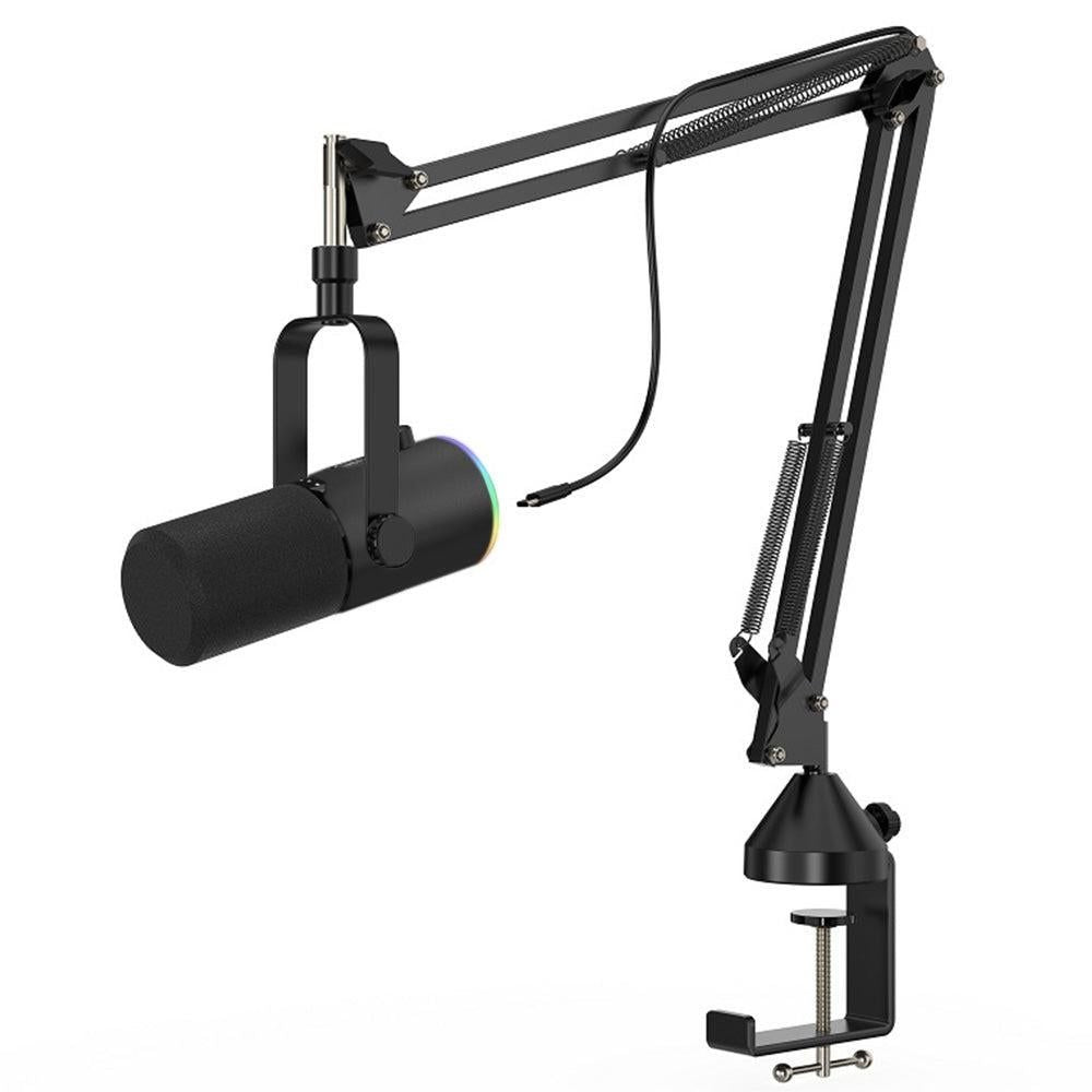 RGB Dynamic Gaming Microphone XLR/USB Interface for PC Streaming Podcast Recording Style 2 V1263-JX-7074-1