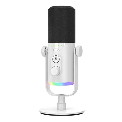 RGB Dynamic Gaming Microphone XLR/USB Interface for PC Streaming Podcast Recording Style 2 V1263-JX-7074-1
