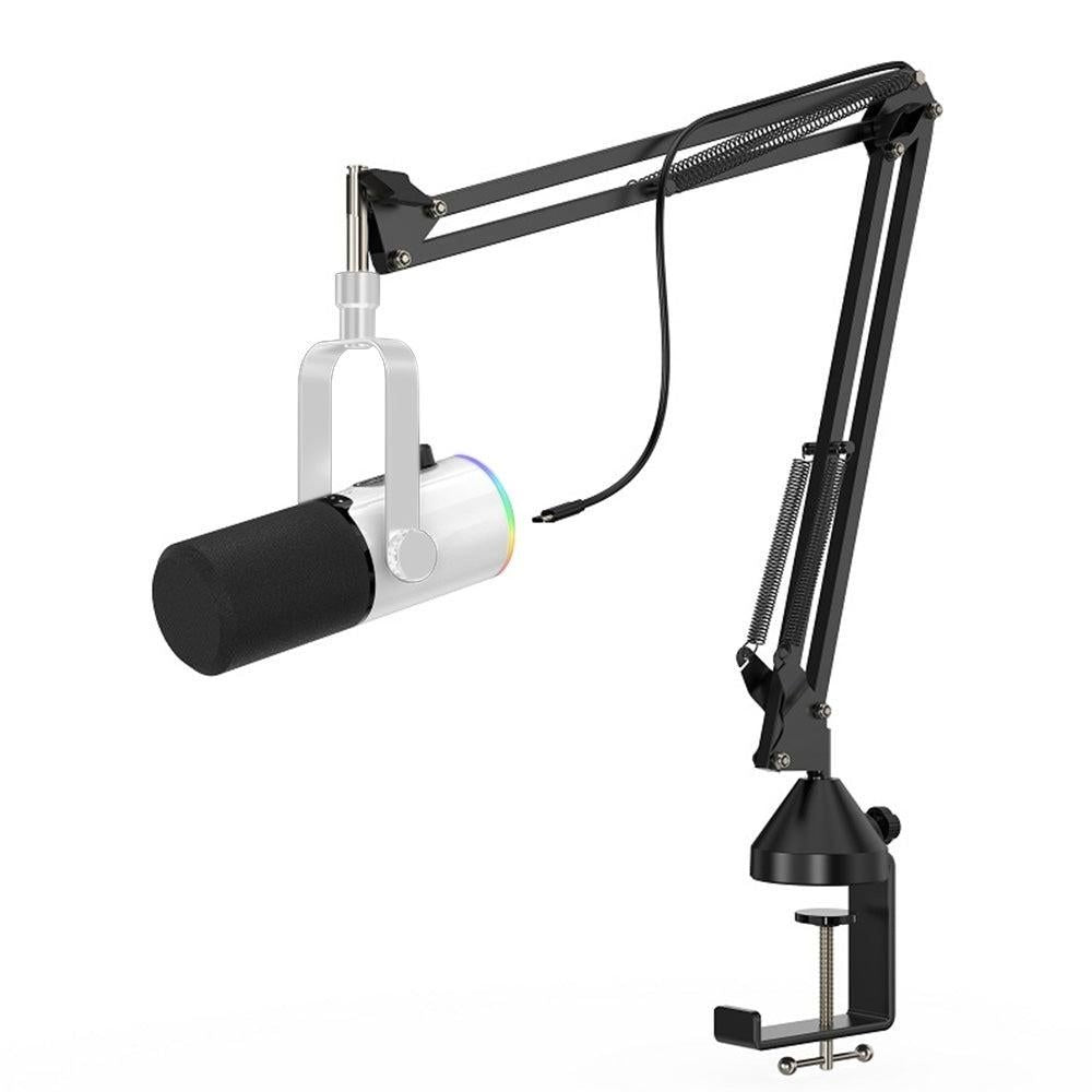 RGB Dynamic Gaming Microphone XLR/USB Interface for PC Streaming Podcast Recording Style 1 V1263-JX-7074-2