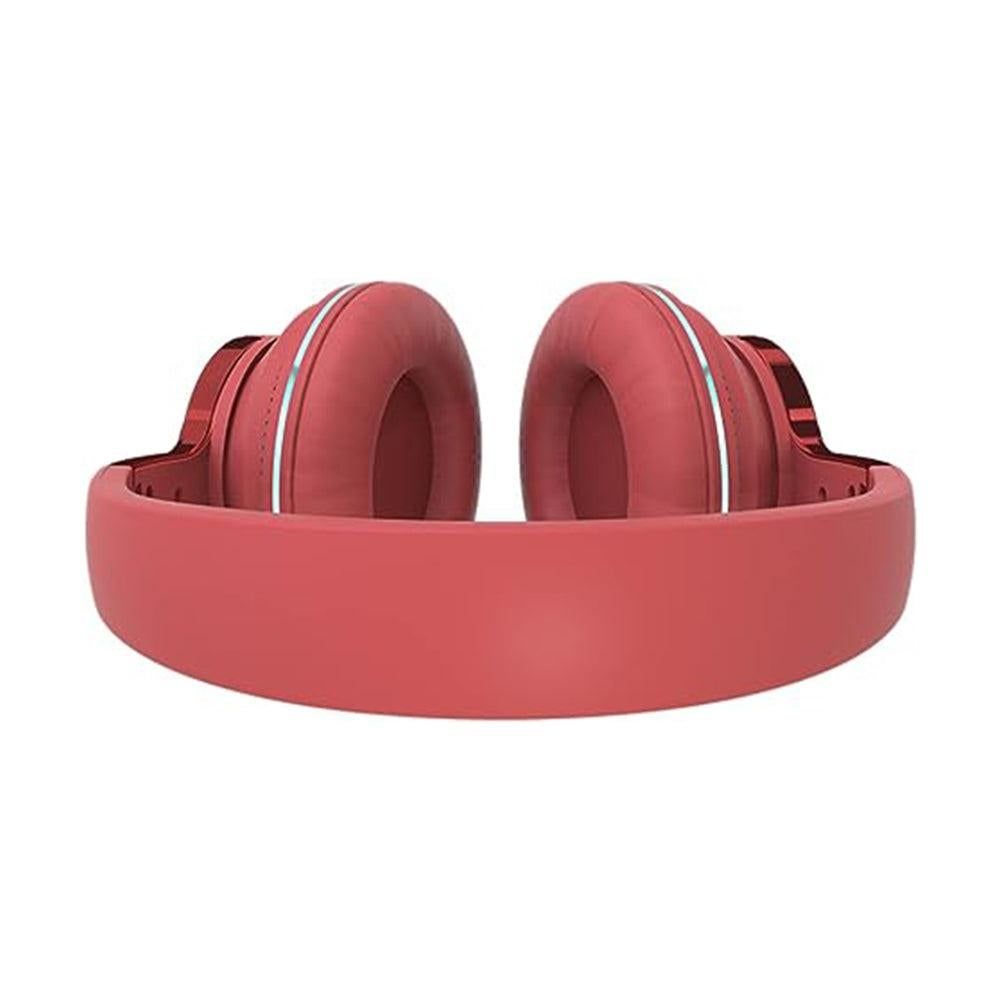 Foldable Wireless Bluetooth Stereo Over Ear Headphone Headworn Headset Red V1263-JX-7076-1