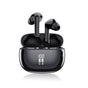 Wireless Bluetooth Noise-Cancelling In-Ear Earbuds with LED Display Black V1263-JX-7077-1