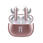 Wireless Bluetooth Noise-Cancelling In-Ear Earbuds with LED Display Rose Gold V1263-JX-7077-2