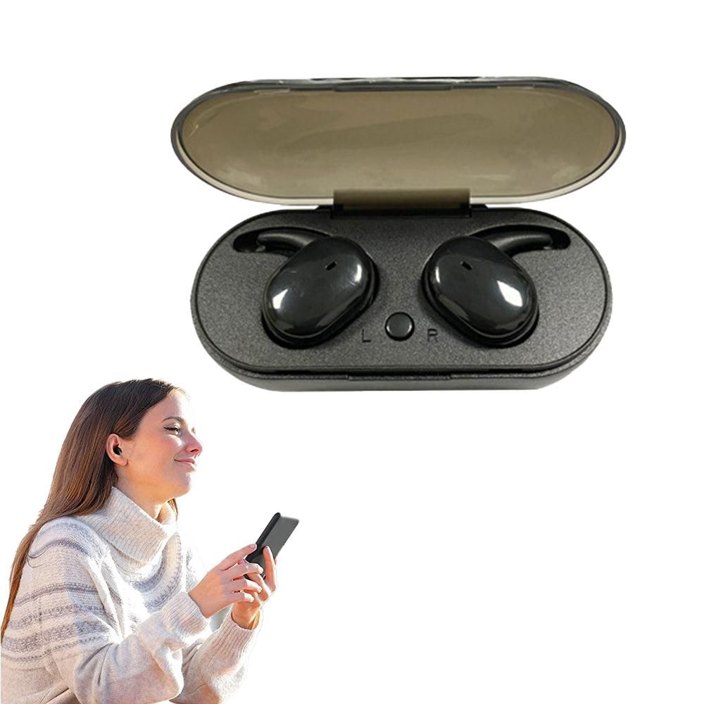 Bluetooth 5.0 Wireless Headphones TWS Earphones In Earbuds With Charging Case Black V1263-JX-7078