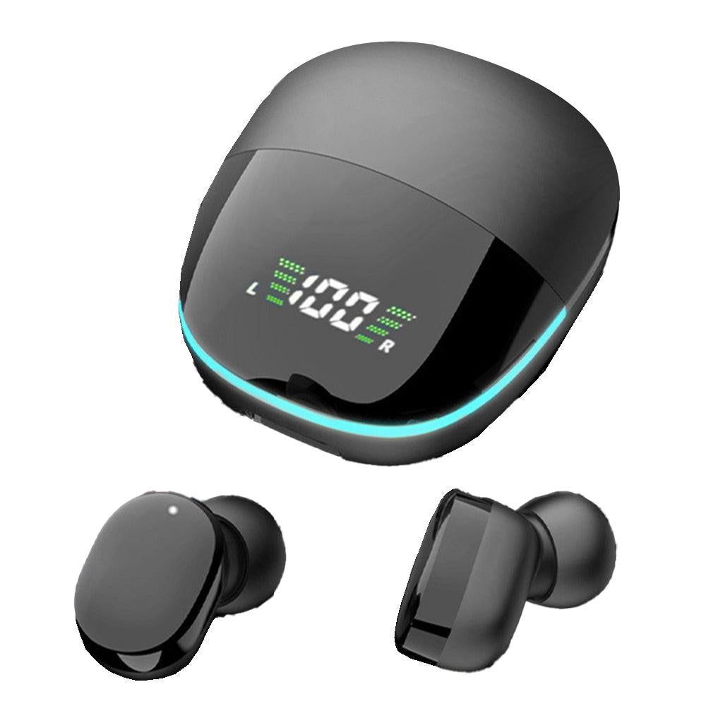 Wireless Bluetooth 5.0 Headphones In-Ear Earphones with Digital Display V1263-JX-7080