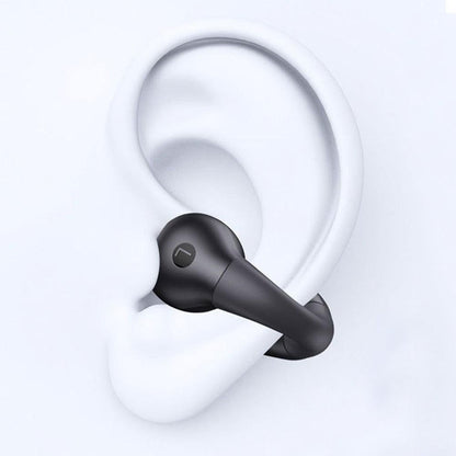 Bone Conduction Wireless Bluetooth Earphones Ear Clip Style Sport Headphones Black V1263-JX-7081