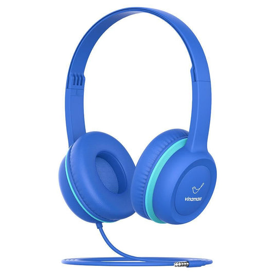Over-Ear Headphones with 85dB Volume Limit for Secure Listening Blue V1263-JX-7084-1