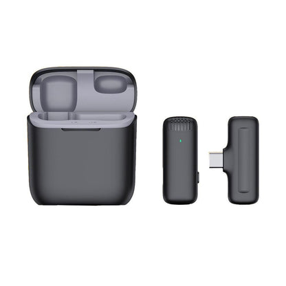 Wireless Lavalier Lapel Microphone for Phone Tablet iPhone iPad Vlog Live Stream Lightning Interface V1263-JX-7088