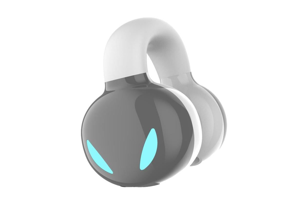 YX03 Wireless Bluetooth 5.3 Earphones Ear-clip Bone Conduction Headphones Sports Earbuds Grey V1263-JX-7089-1