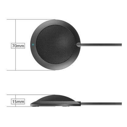 Plug and Play USB Conference Microphone Computer Desktop Mic with LED Indicator V1263-JX-7091
