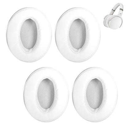 4pcs Replacement Ear Pads Competible with Sennheiser 4.50 BTNC HD 450BT HD400S HD485 White V1263-JX-7092-1