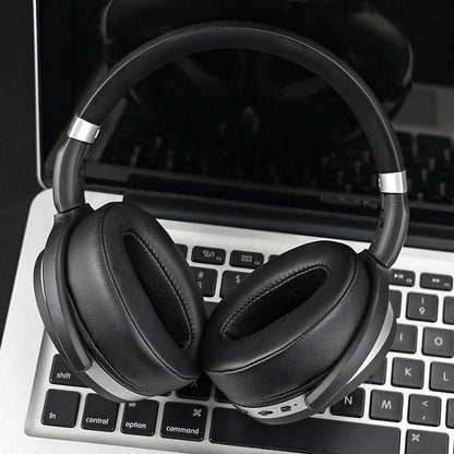4pcs Replacement Ear Pads Competible with Sennheiser 4.50 BTNC HD 450BT HD400S HD485 Black V1263-JX-7092-2