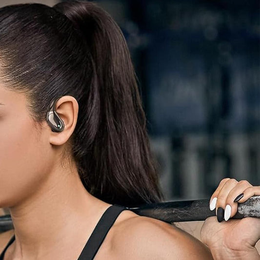 Wireless Earbuds Sports Bluetooth Headphones IPX5 Waterproof Earphones for Workout Running Black V1263-JX-7095
