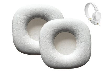 Replacement Ear Pads Cushion Cover 2PCS for Marshall Major I and II White V1263-JX-7099